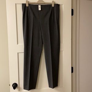 Gray Talbots pants.
